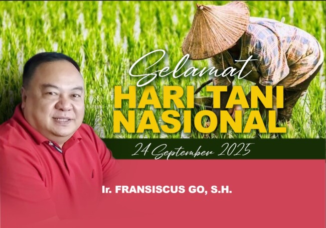Hari Tani Nasional, Fransiscus Go Kobarkan Semangat Petani Milenial di NTT